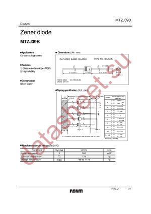 MTZJT-7739C datasheet  